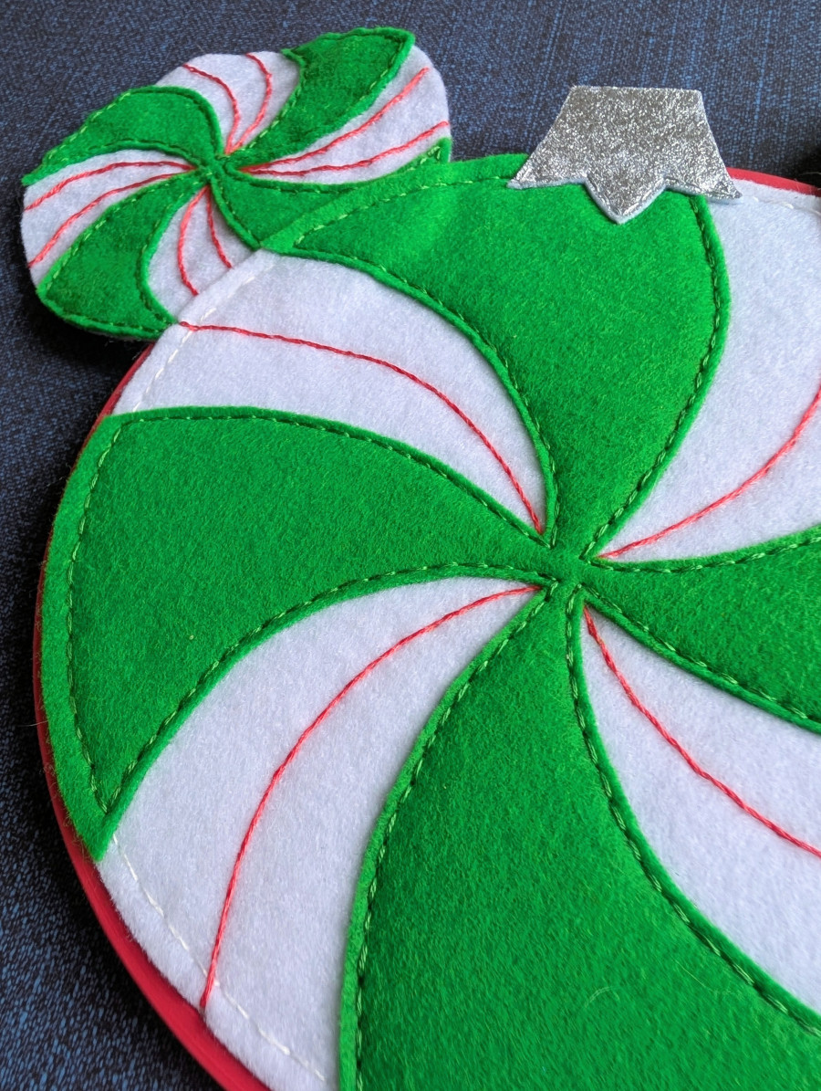 Mickey Mouse Peppermint Ornament