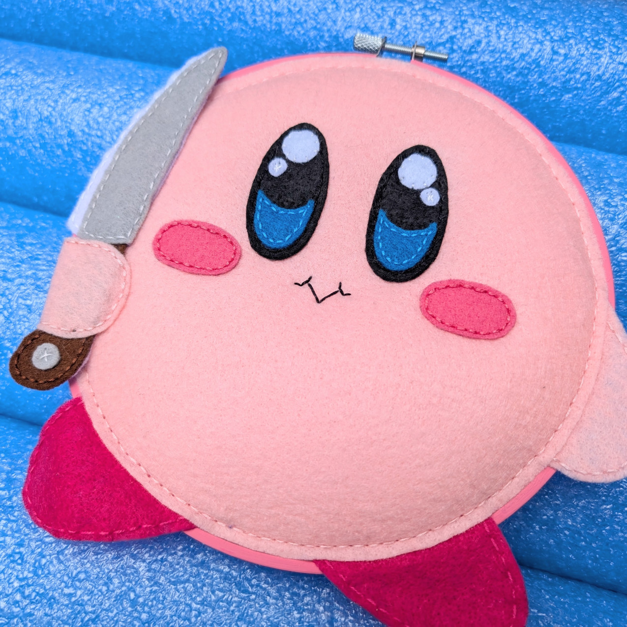 Kirby with Knife