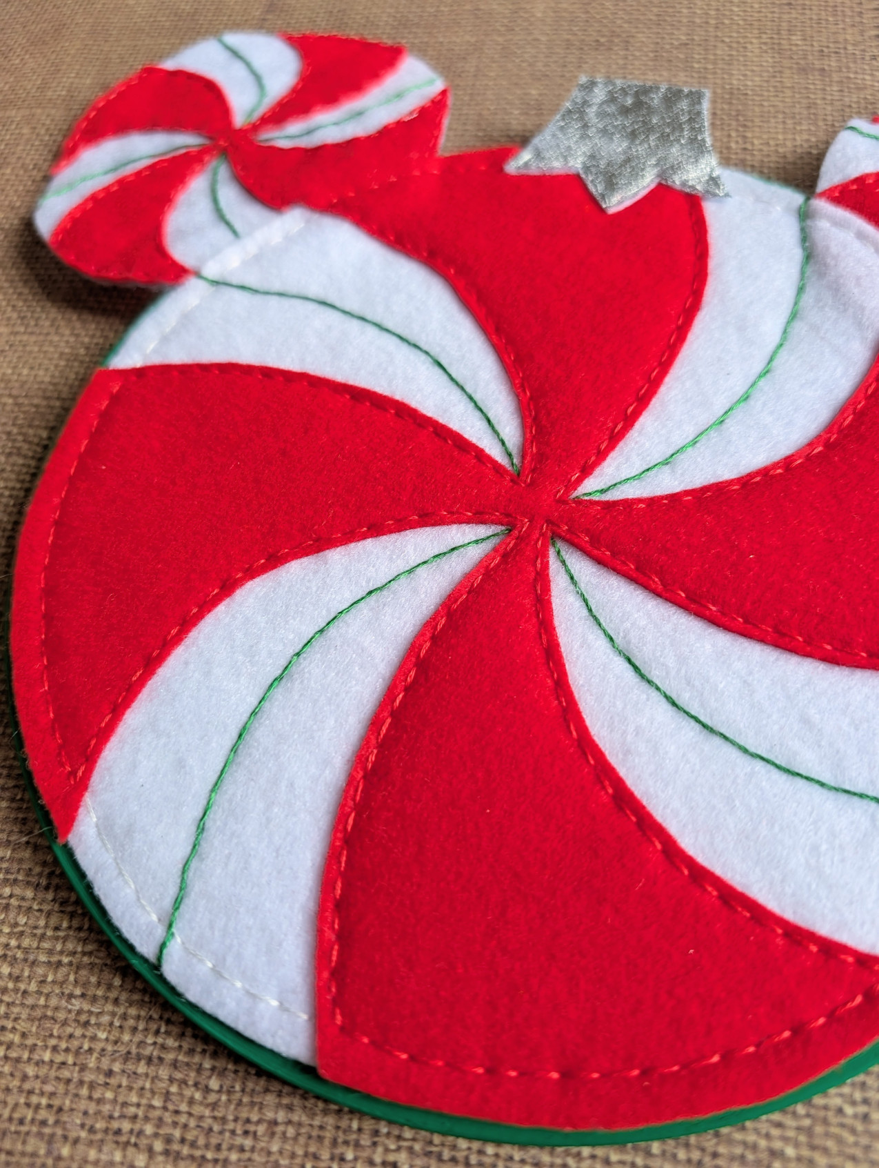 Mickey Mouse Peppermint Ornament