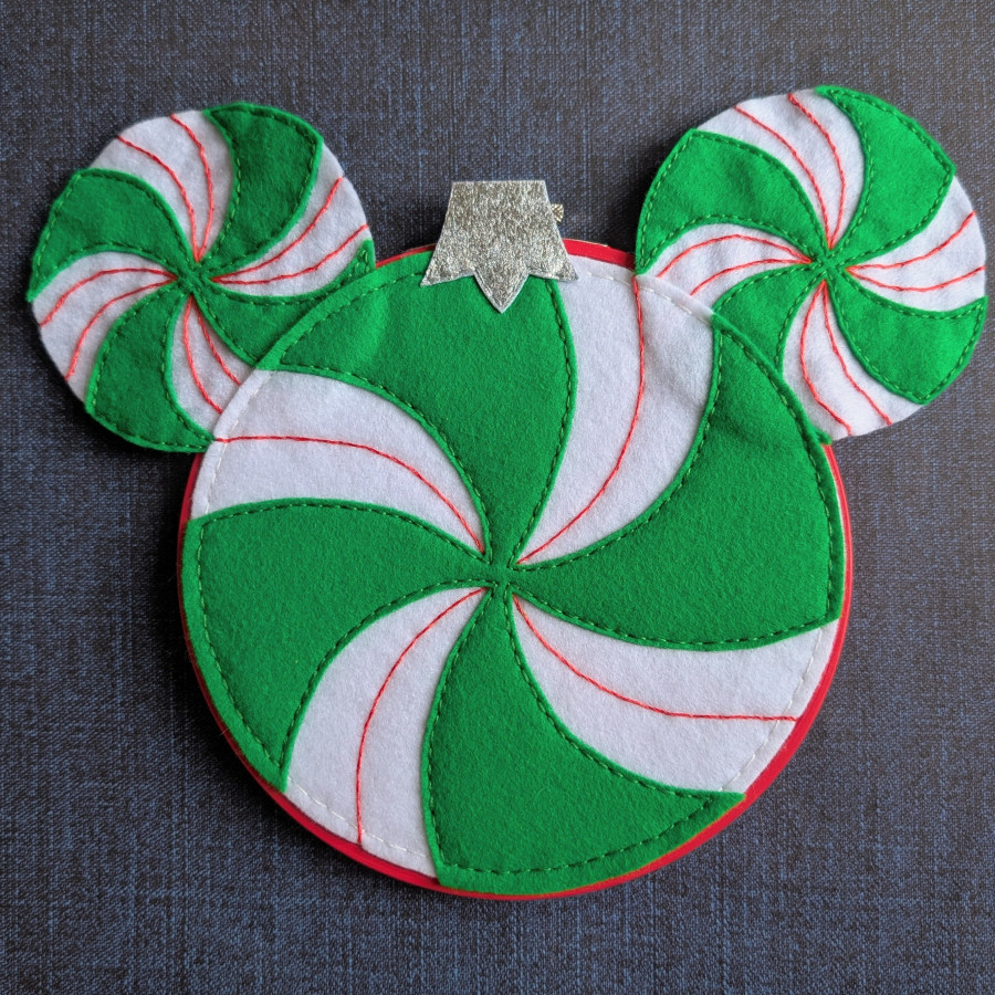 Mickey Mouse Peppermint Ornament