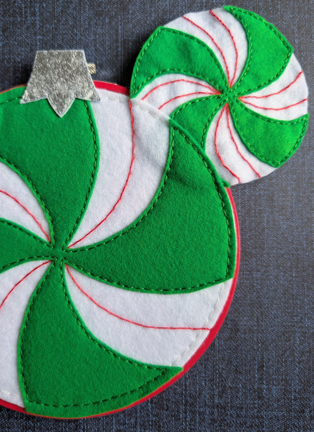 Mickey Mouse Peppermint Ornament