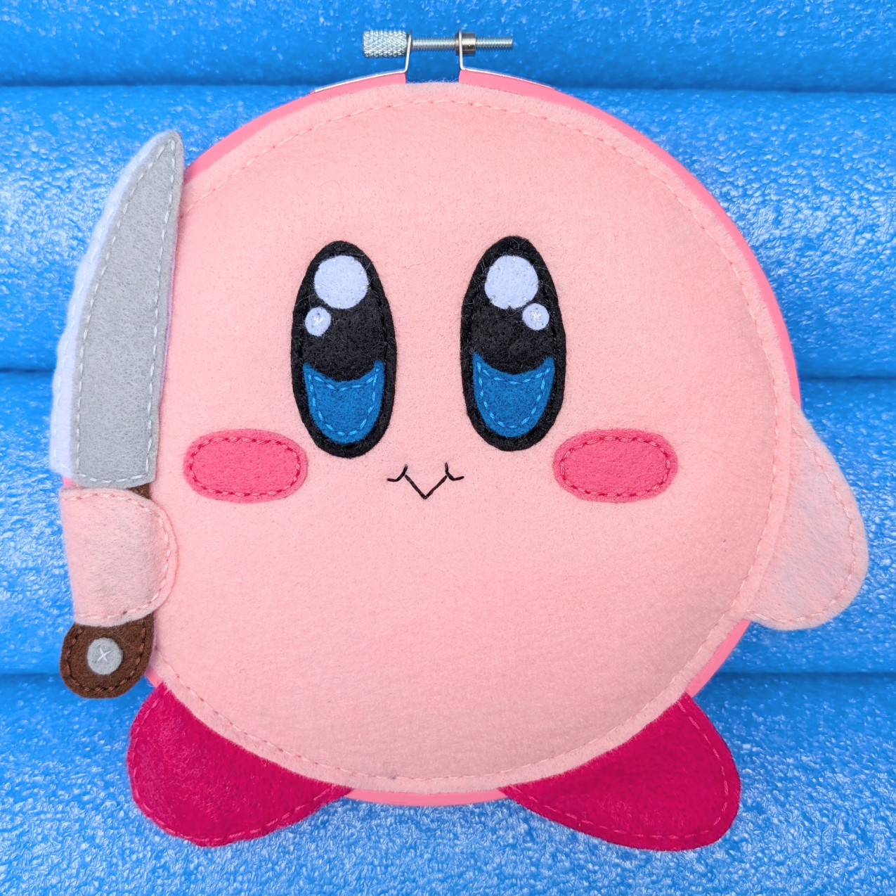 Kirby with Knife