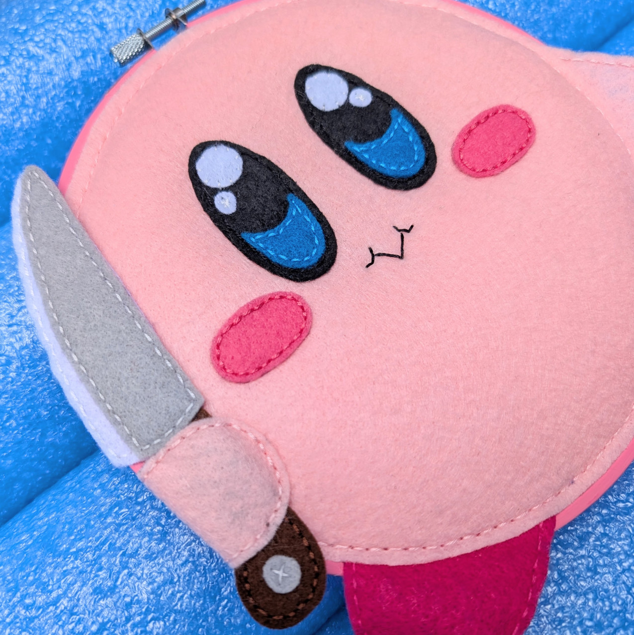 Kirby with Knife