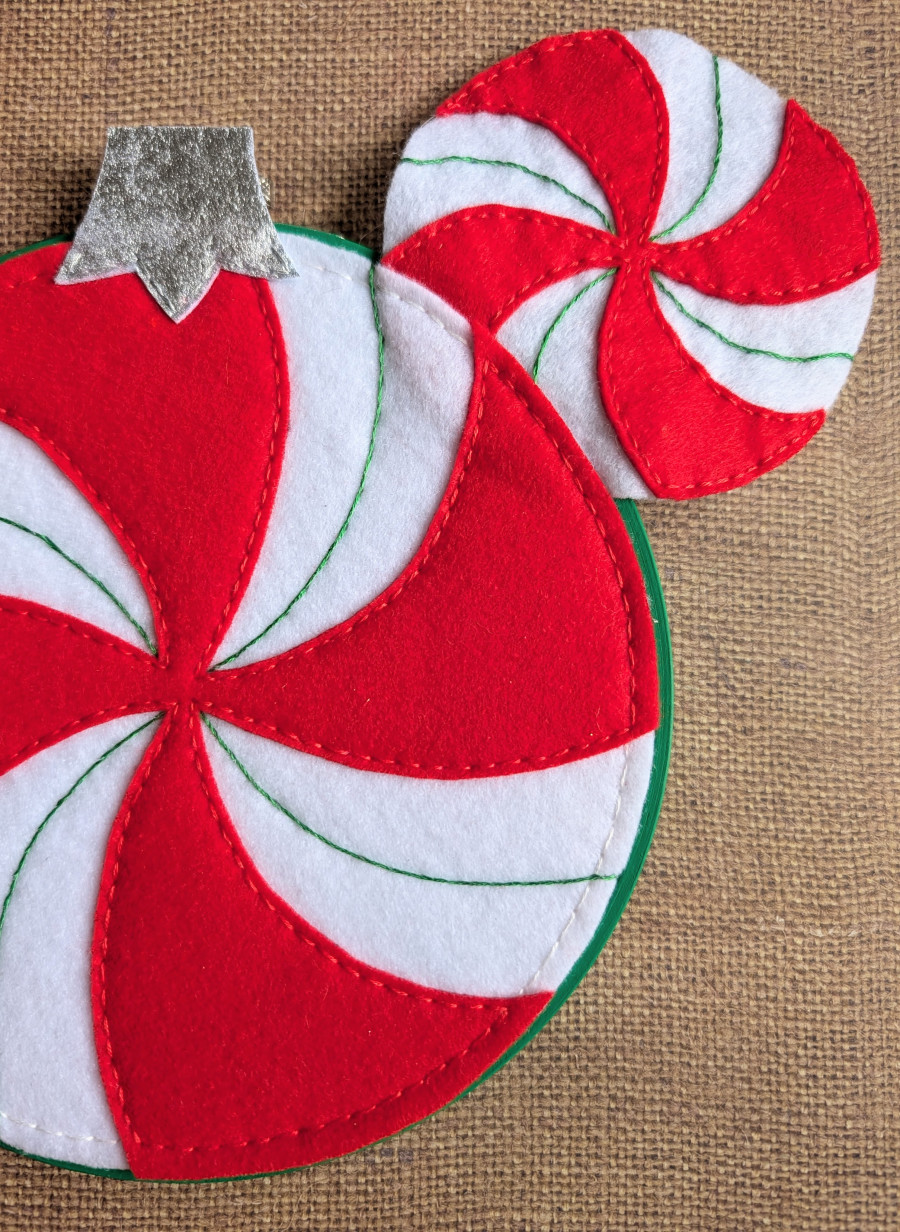 Mickey Mouse Peppermint Ornament